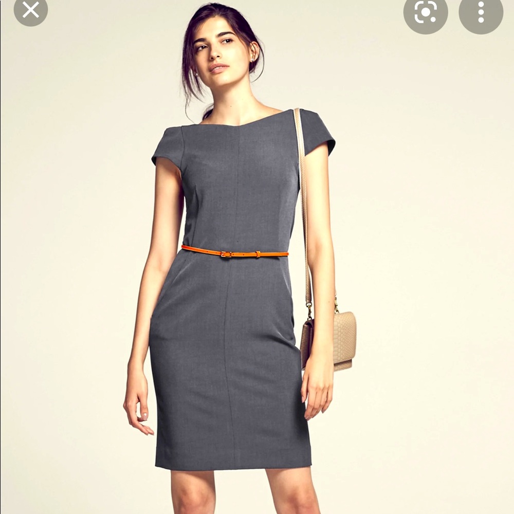 Never Worn MM Lafleur Nisa Dress in Charcoal